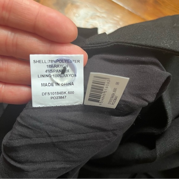 Dissh Willa Black Cargo Pants Trousers Y2K size 2 NWT Wide Leg - Picture 12 of 15